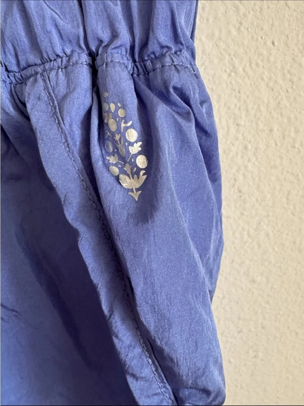 Free People Movement Way Home Purple Blue Workout Shorts size S